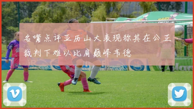 名嘴点评亚历山大表现称其在公正裁判下难以比肩巅峰韦德